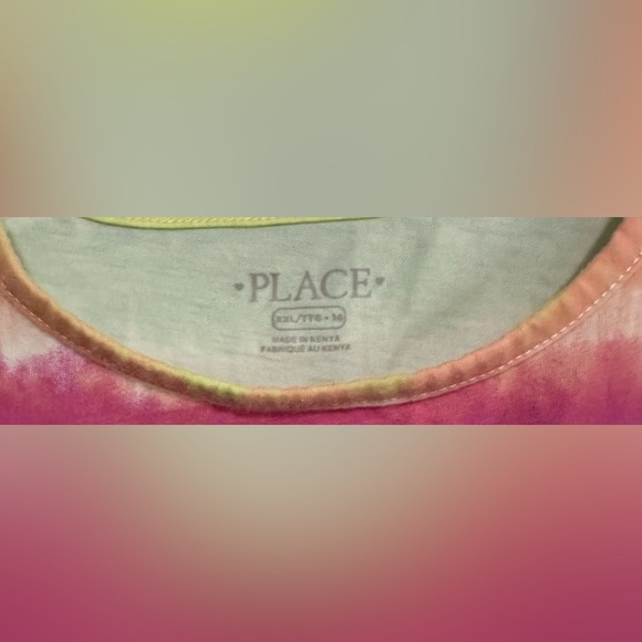 🎁The Children's Place Girls Short Sleeve Shirt - Size XXL (16)🎁 - Picture 4 of 6